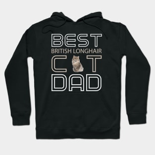 Best British Longhair Cat Dad Hoodie